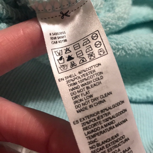 Forever 21 eyelet lace sleeve sweatshirt - Picture 6 of 6